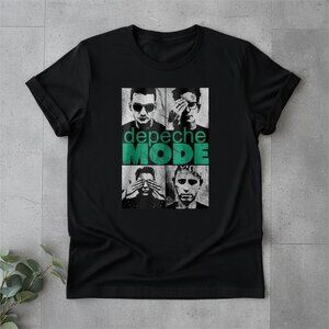 Depeche Mode Graphic T-Shirt – Vintage Synth Pop Band Tee – Retro 80s Music